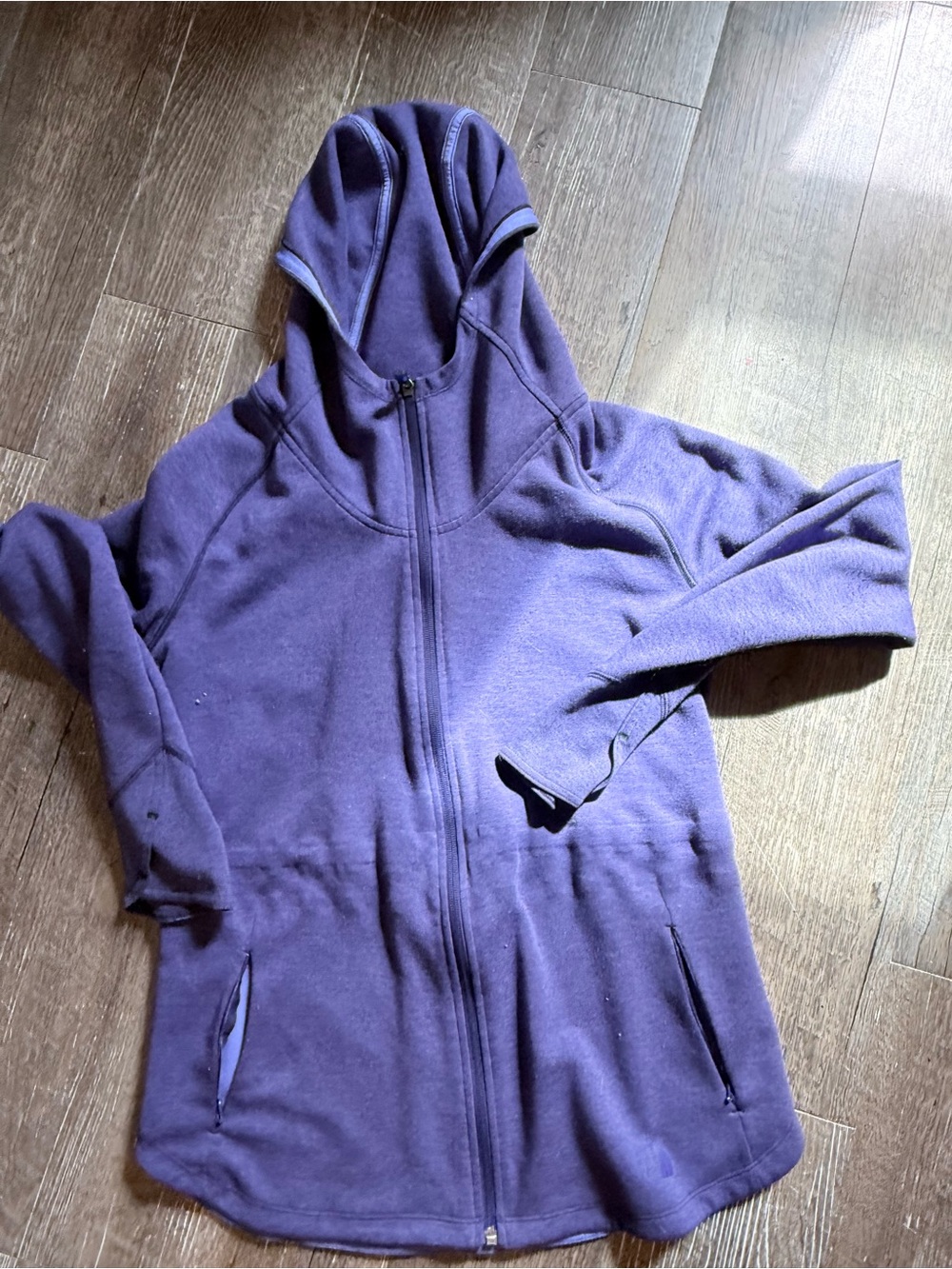The North Face Women’s Purple Hooded Zip-Up Jacket